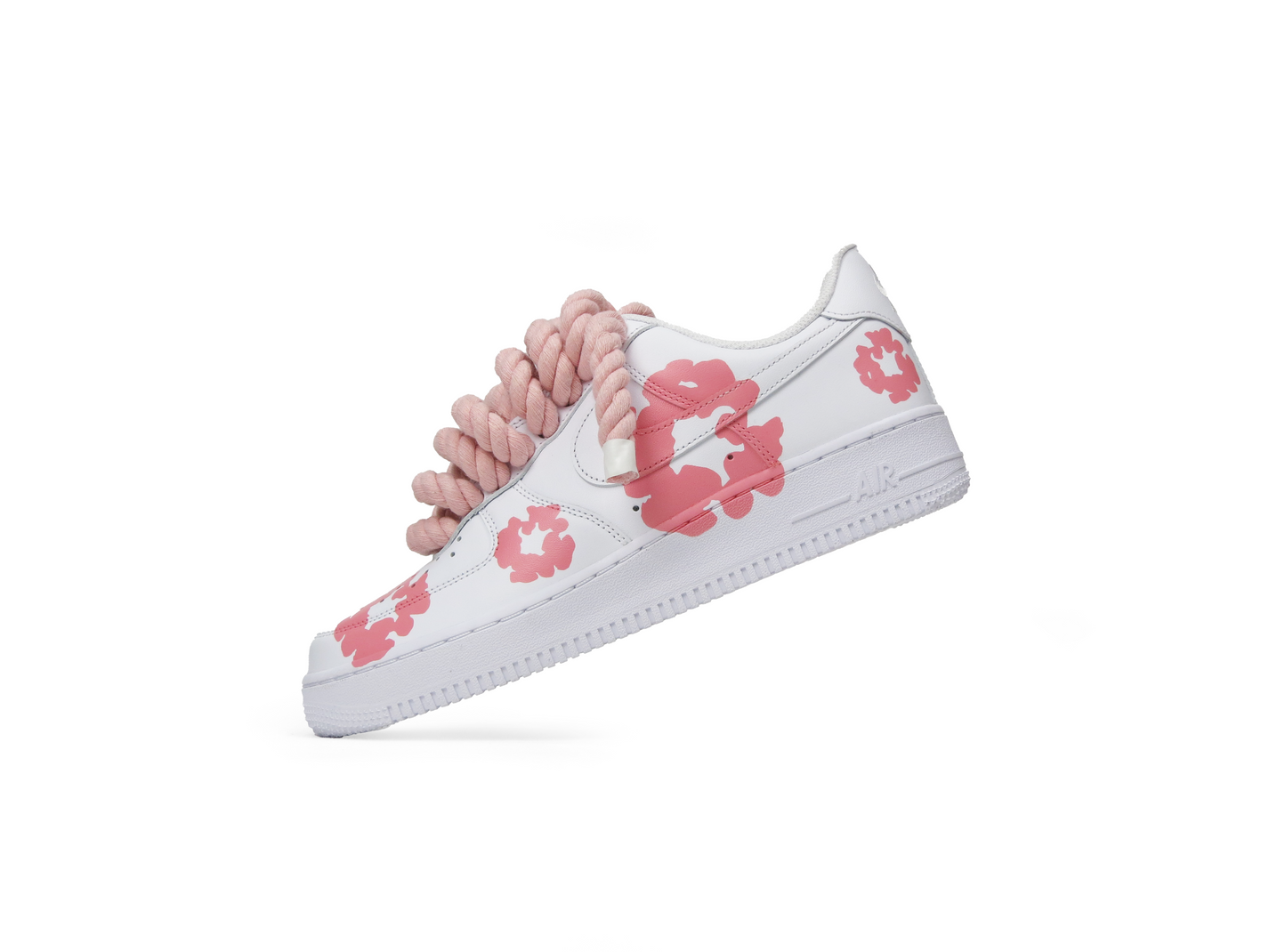 Denim tears Air Force 1 white denim pink