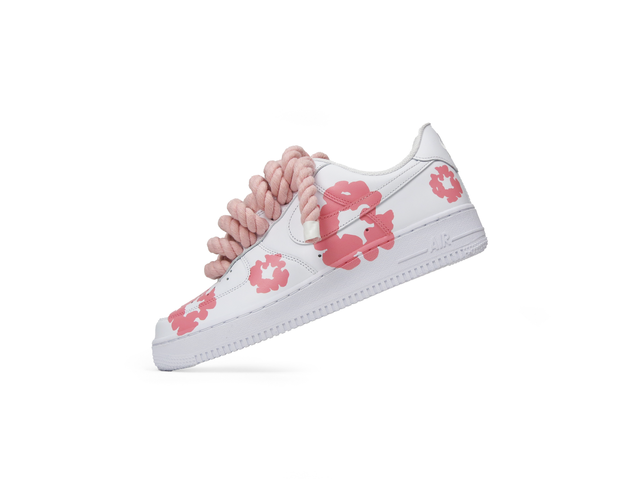 Denim tears Air Force 1 white denim pink