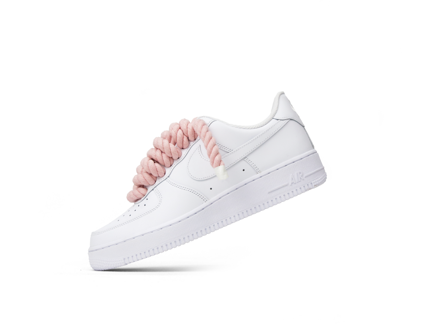AIR FORCE 1 white top laces pink