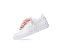 AIR FORCE 1 white top laces pink