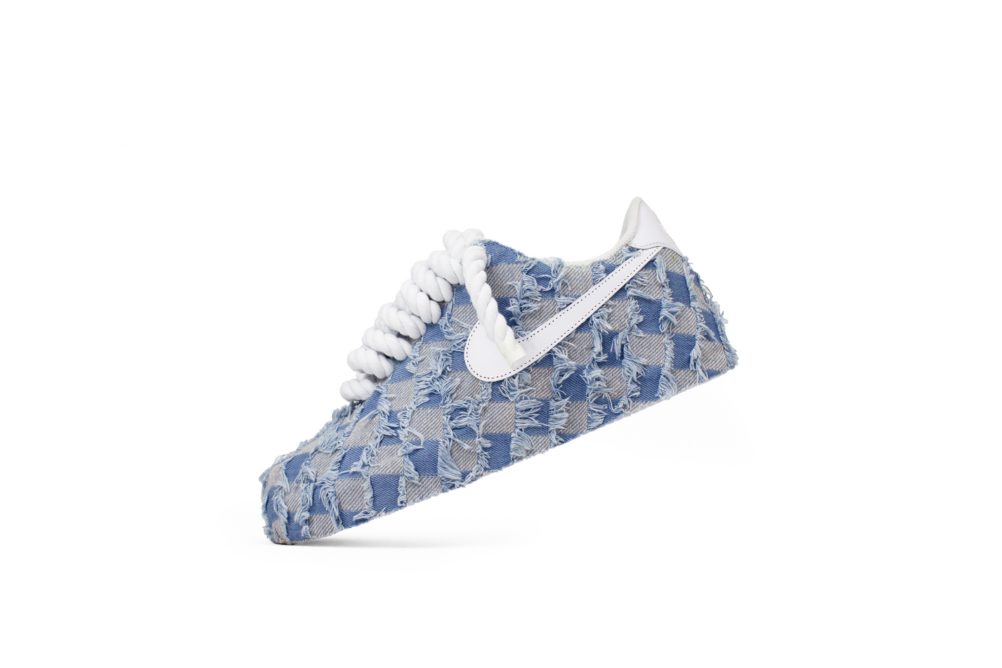 jeans rope laces white Air Force 1