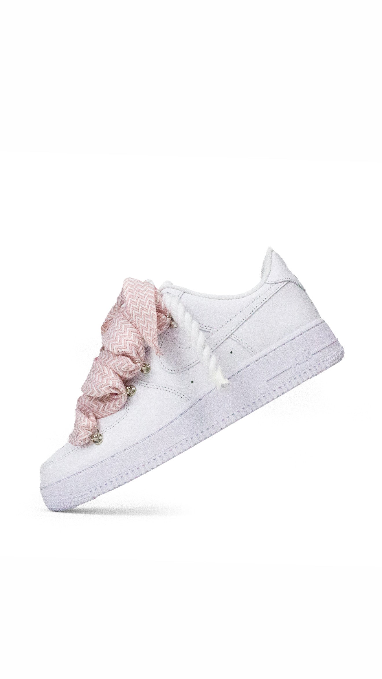 rope laces white lanvin pink Air Force 1 white