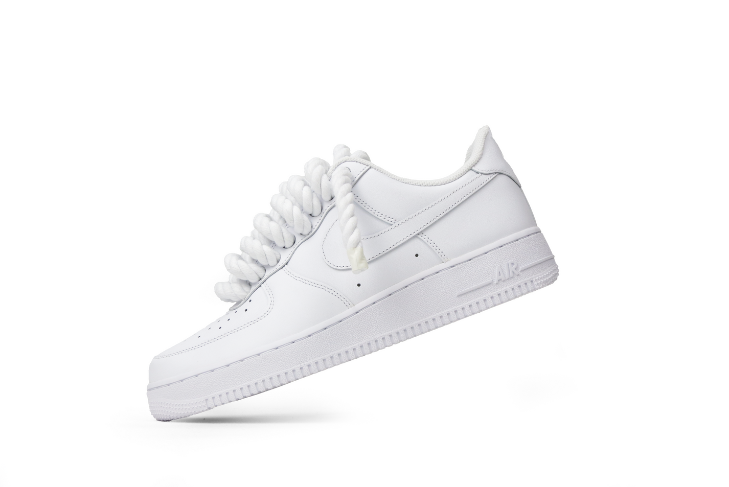 rope laces white Air Force 1 white