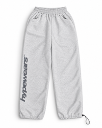 OPEN LEG JOGGER LIGHT GREY