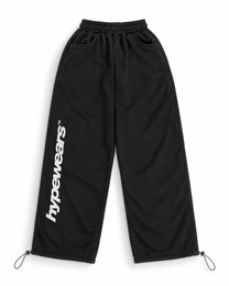 HYPEWEARS OPEN LEG JOGGER BLACK