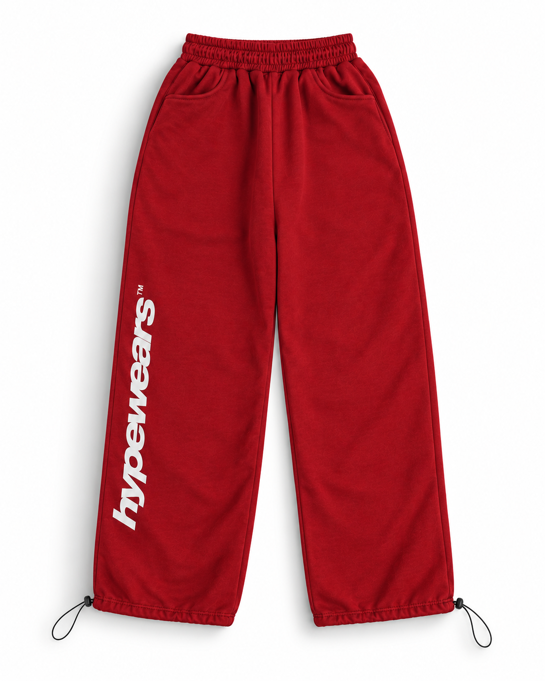HYPEWEARS OPEN LEG JOGGER RED