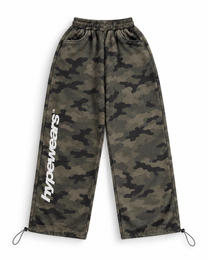 HYPEWEARS OPEN LEG JOGGER CAMO