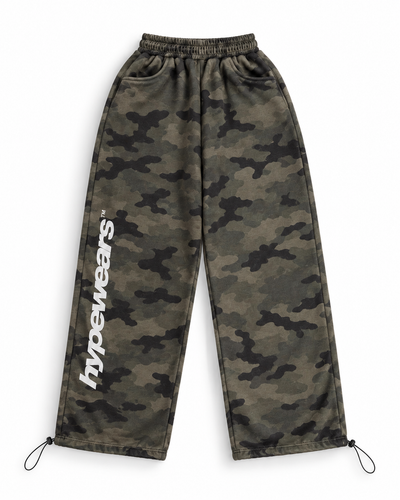 HYPEWEARS OPEN LEG JOGGER CAMO
