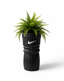 NIKE BLACK SOCKS VASE