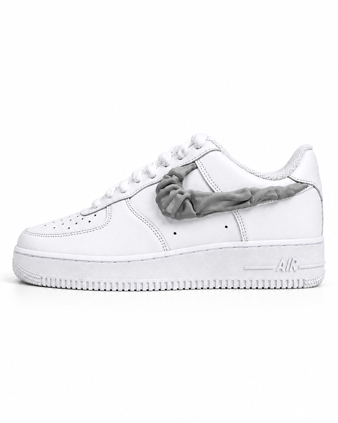 AIR FORCE 1 WHITE SKELLET