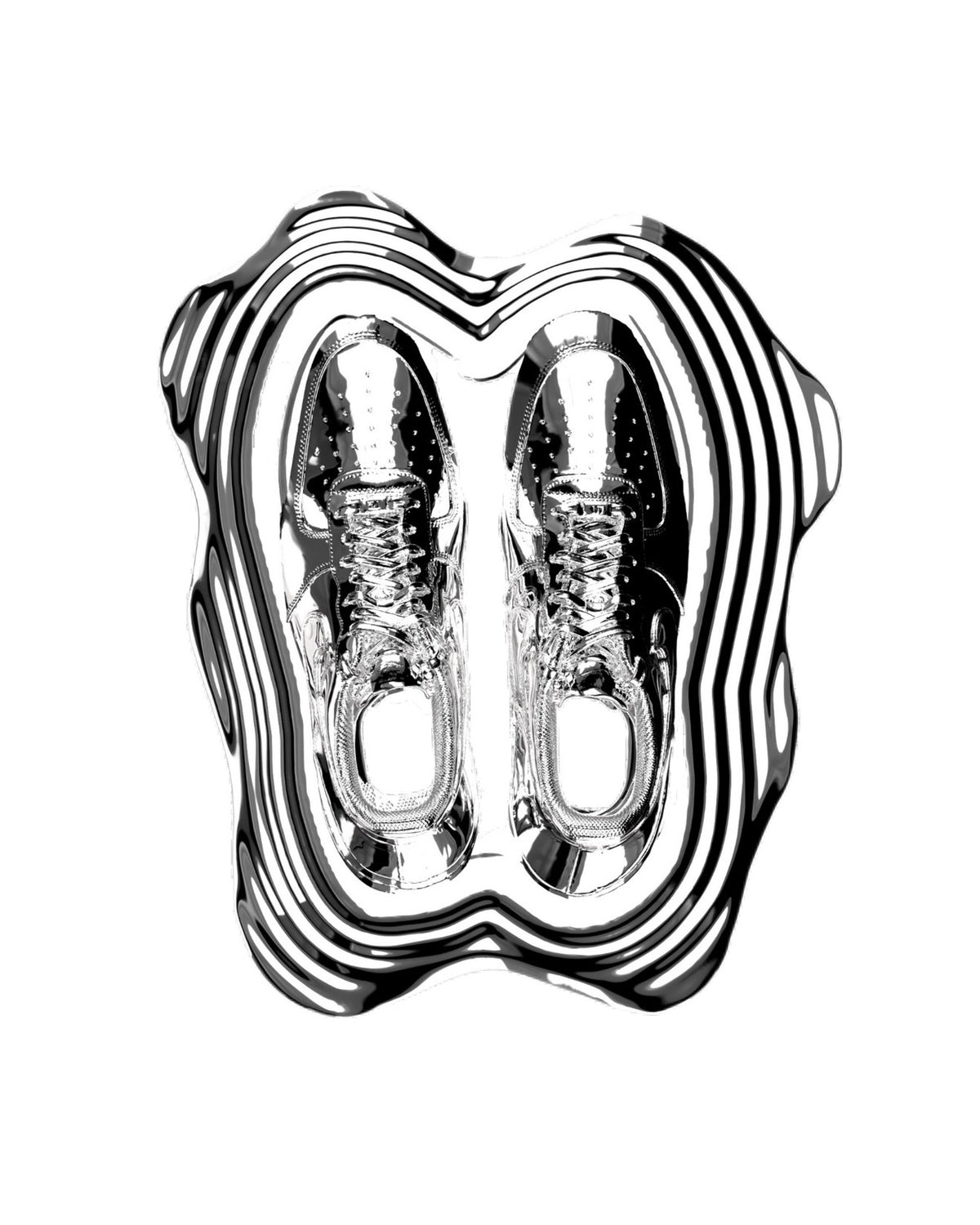 MELTING AF1 CHROME