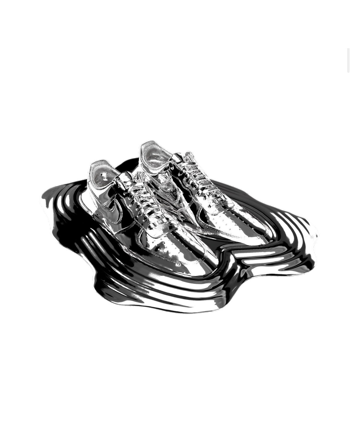 MELTING AF1 CHROME