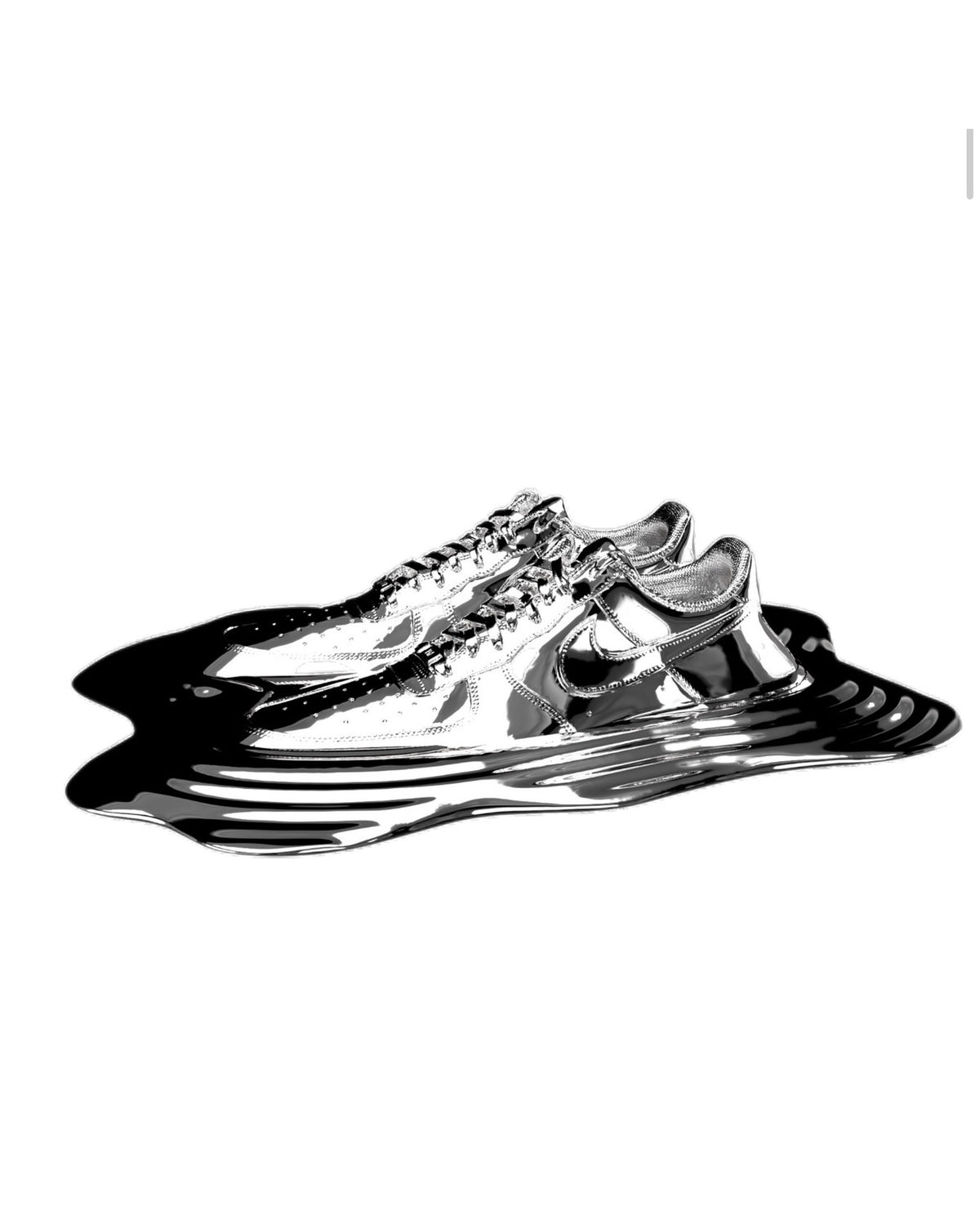 MELTING AF1 CHROME