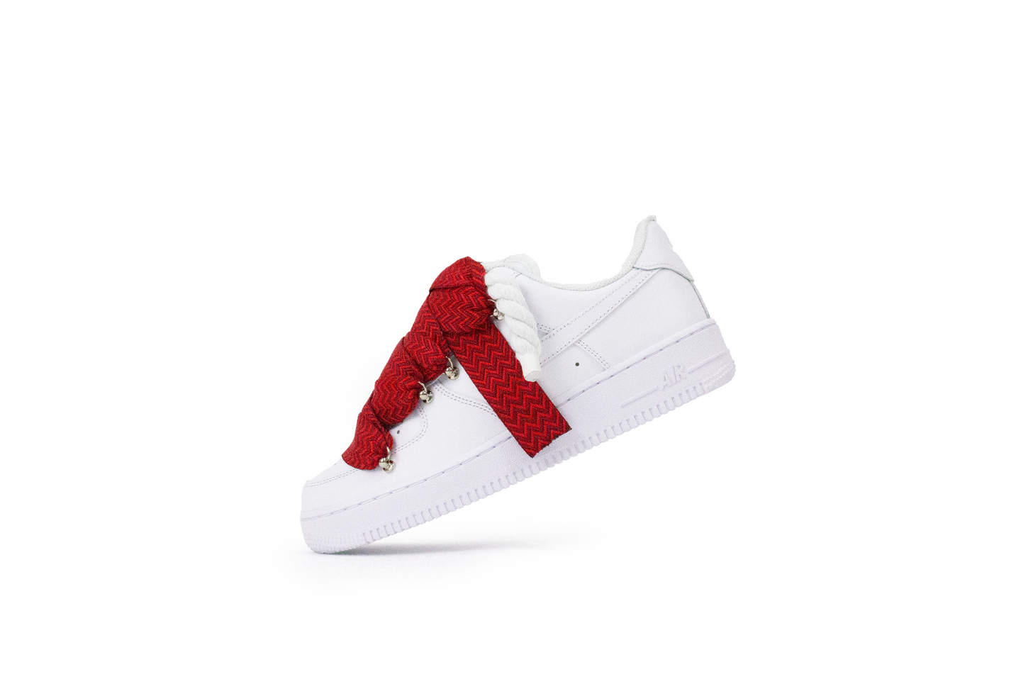 rope laces white lanvin red Air Force 1 white