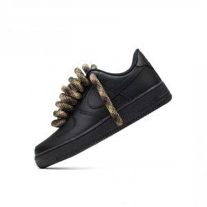 AIR FORCE 1 BLACK ROPE LACES 2.0