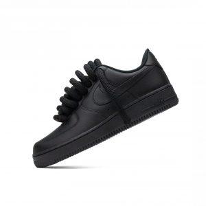AIR FORCE 1 BLACK ROPE LACES 2.0